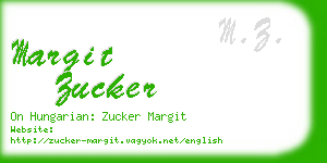 margit zucker business card